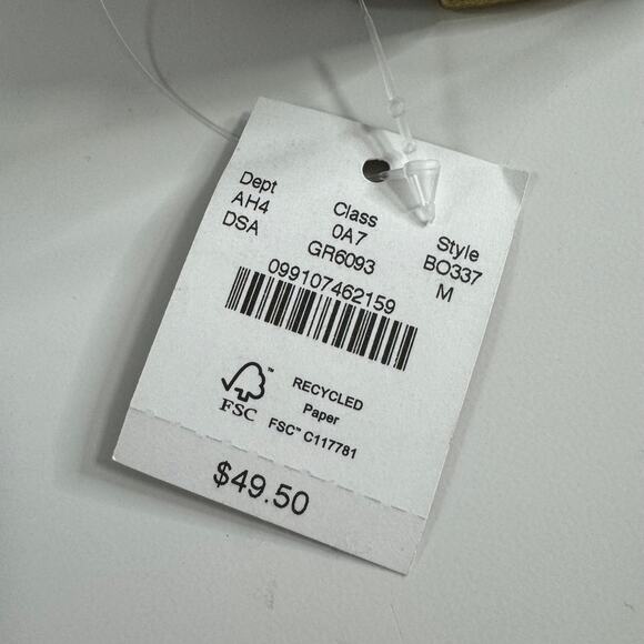 NWT J. CREW Woven Elastic Belt Round Buckle Dark Sage Green Medium - Picture 3 of 4